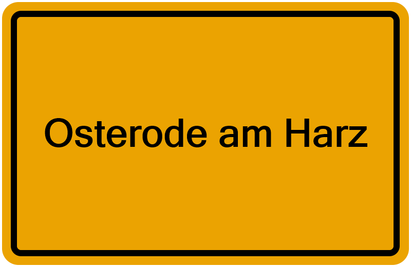 Handelsregisterauszug Osterode am Harz